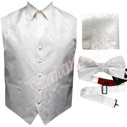 White 6xl paisley tuxedo - to,