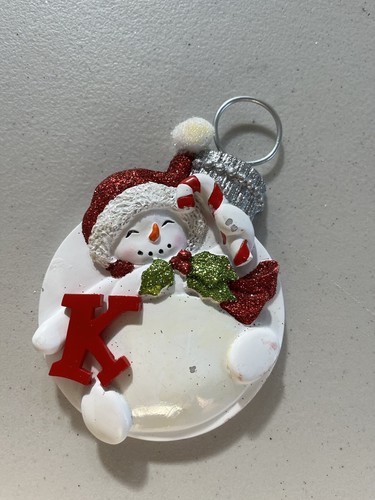 Kurt adler monogram snowman - 3,