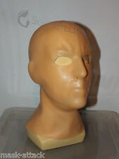 LATEX RUBBER FLESH GUMMI HOOD LONG NECK HEAD COSPLAY FETISH ANATOMICAL MALE MASK