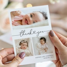 Personalised Baby Thank You