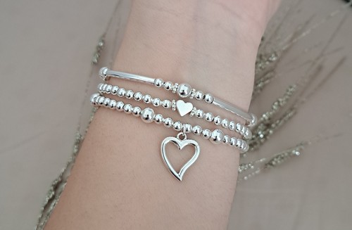 Set silver stretchy - set, 3