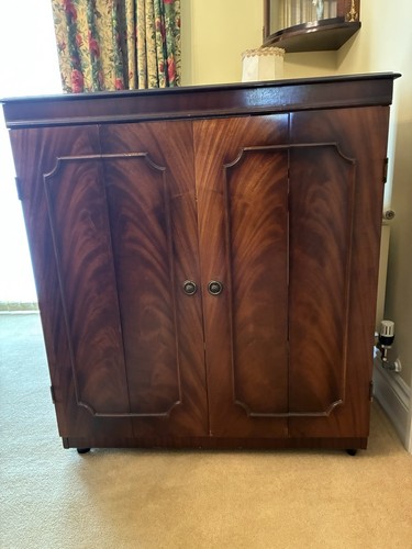 Mahogany cabinet circa - tv,