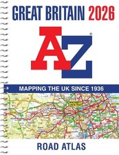 Great Britain A-Z Road Atlas 2026 (A4 Spiral) - 9780008719197