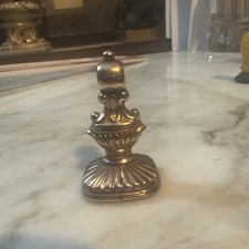 Antique Pinchbeck Carnelian Heraldic Deer Wax Seal Fob