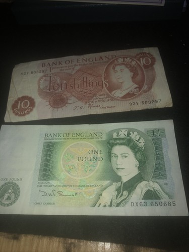 Two paper british bank - british, notes
