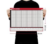 2026 A3 Size Full Year Wall Planner Calendar Home Office Work JAN - DEC