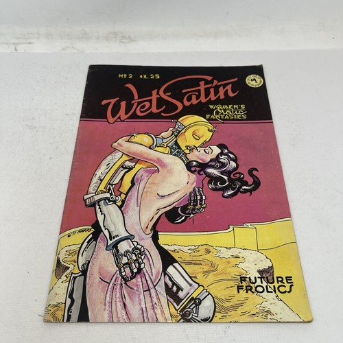 Wet satin comics women - wet,