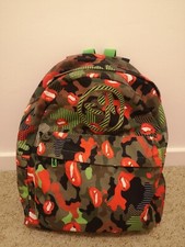 Zumba Party in Da Basement Backpack Bag Rucksack Green Camo