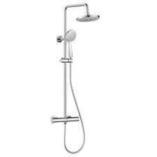 Bristan Zing2 Bar Shower Adjustable Thermostatic Rigid Riser Diverter Chrome