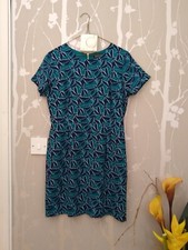 Sugarhill Boutique Teal Green Dragonfly DressUK 12 VGC