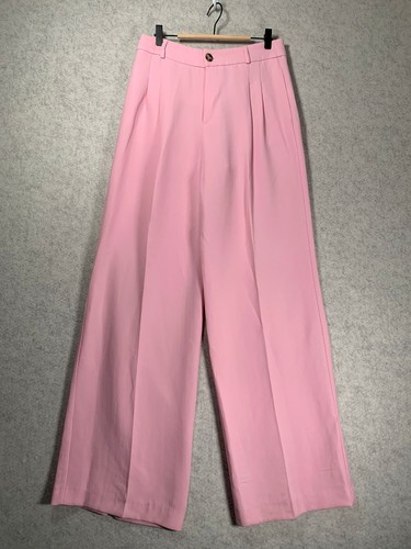 Zara pink wide leg - wide, pleated