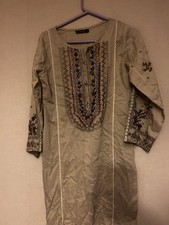 Designer Shalwar Kameez Indian Pakistani Khaddi Maria B.Sapphire Gul Ahmed