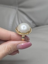 Vintage 14ct Gold Mabe Pearl