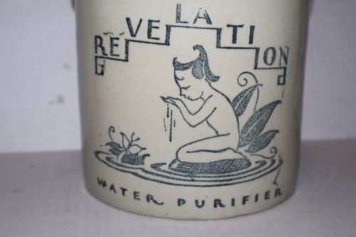 Rare crock cobalt decorated - rare,