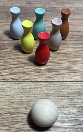 Vintage miniature bowling pin - vintage,
