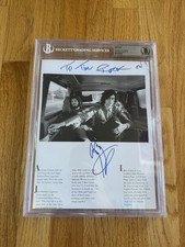 Jimmy Page Signed Photo Led