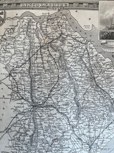 Antique county map - , of