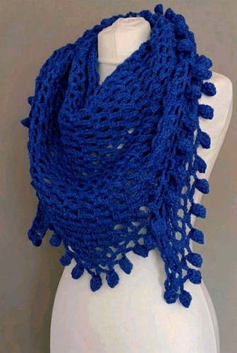 Handmade crochet shawl wrap - handmade, in