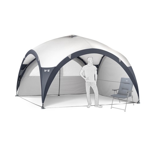 Metal frame gazebo - dome, garden