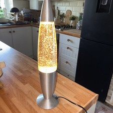 Silver glitter lava - lava, retro