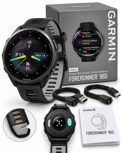 Garmin forerunner 965 black - garmin,