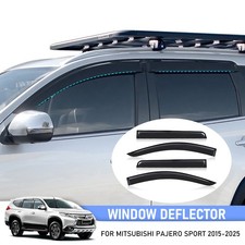 🔥4pc Tinted Wind Deflectors