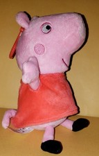 Peppa Pig Plush Coin Purse with Clip – Soft, Pink, Collectible Toy