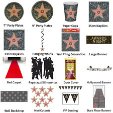 AWARDS NIGHT HOLLYWOOD STAR THEME DECORATIONS - PARTYWARE COMPLETE SELECTION