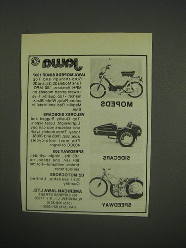 1990 jawa mopeds sidecars and - 1990,