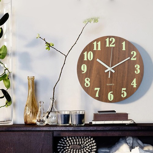 Wall clock illuminated solid - /,