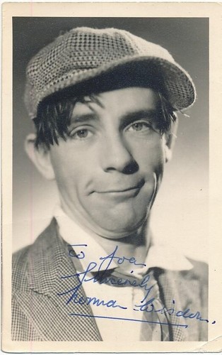 Norman wisdom signed b - norman,