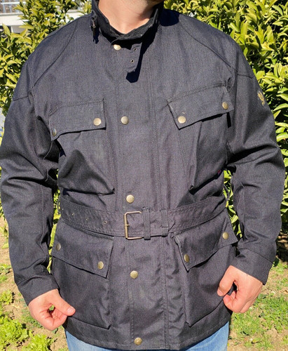 Double jacket knit belstaff - knit,