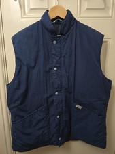Toggi Insulated Gilet Vest Navy Mens' Large Micro Tex Made In England 