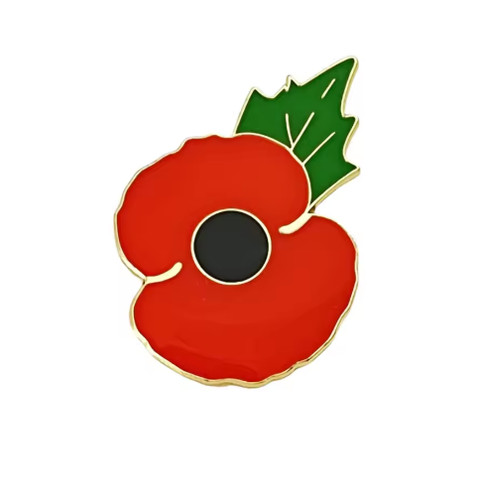 Poppy remembrance lapel - remembrance,