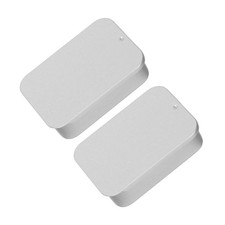 2 Pcs Tinplate Sliding Lid