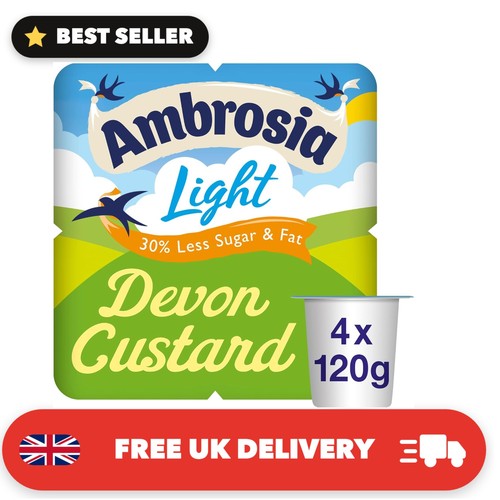 Ready eat light - ready-to-eat, custard