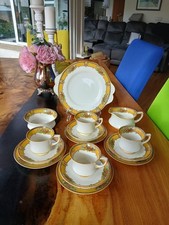 15 Pc Very Rare Paragon tea set in Radford Art Nouveau style (4 setting)