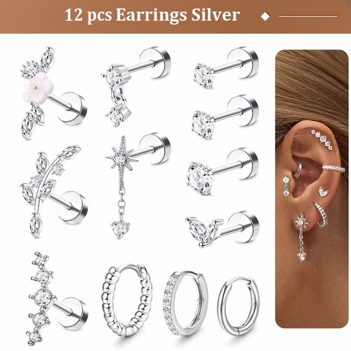 Pairs 14k gold surgical - 12,