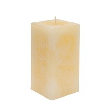 Square Vanilla Pillar Candle