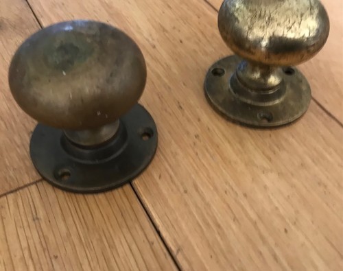 Pair vintage solid - vintage, door