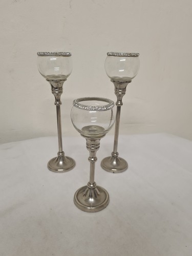 Set silver glass - 3,