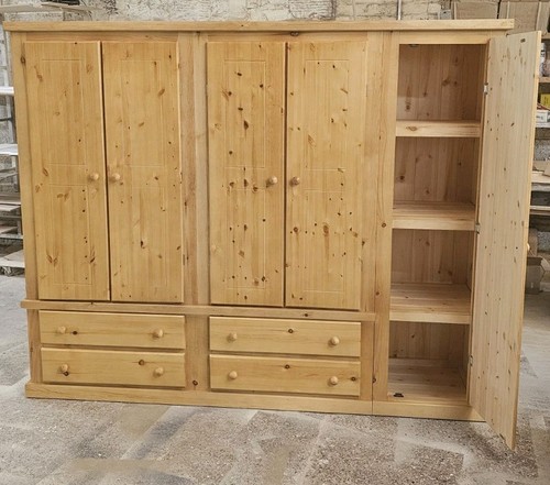 Aylesbury solid pine wardrobe - aylesbury,
