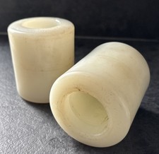 Pallet Truck Wheel D82 x 98mm. White Nylon. x2 Wheels.