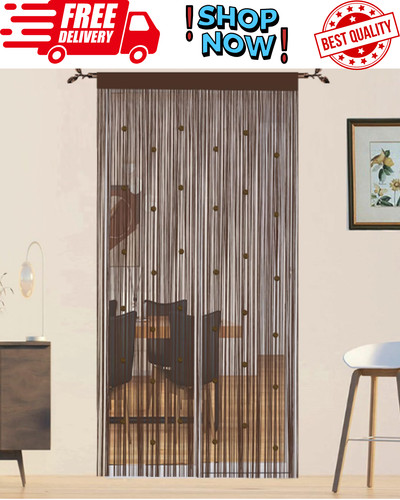 Beaded door curtain - beaded, 90x200cm