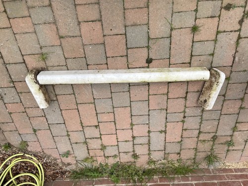 Antique carrara marble fender - marble,