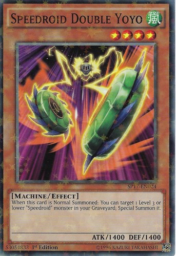 Card speedroid - yu-gi-oh,