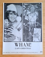WHAM LAST CHRISTMAS / DIXONS KEYBOARD VINTAGE 1984 UK MAGAZINE ADVERT CASIO ETC