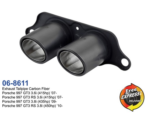 Exhaust tips steel - tips, carbon