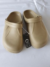 Mens Uk8 Lakeland Active Clogs Beige