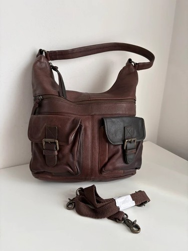 Fatface large brown leather